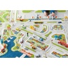 image:imageIVI Mini City 59 L x 39 W Educational Toddler Car Play Mat Rug for Bedroom Kids Den or Playroom71 x 525 inches Rectangular