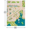 image:imageIVI Mini City 59 L x 39 W Educational Toddler Car Play Mat Rug for Bedroom Kids Den or Playroom71 x 525 inches Rectangular