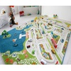 image:imageIVI Mini City 59 L x 39 W Educational Toddler Car Play Mat Rug for Bedroom Kids Den or Playroom71 x 525 inches Rectangular