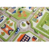 image:imageIVI Thick 3D Childrens Play Mat amp Rug in A Colorful Town Design for Kids with Soccer Field Car Park amp Roads Blue 32 x 45 inchesTraffic Green