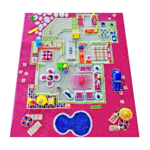 image:imageIVI Playhouse Green 3D Play Mat NonToxic Stain Resistant Educational Montessori Activity Toys for Kids Medium 59 L x 39 WPlayhouse Pink