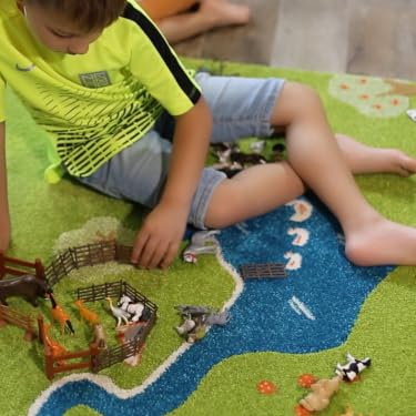 IVI 3D Play Carpets | Interactive 3D Kids Area Rugs,Turn Every Floor Into a World of Imagination