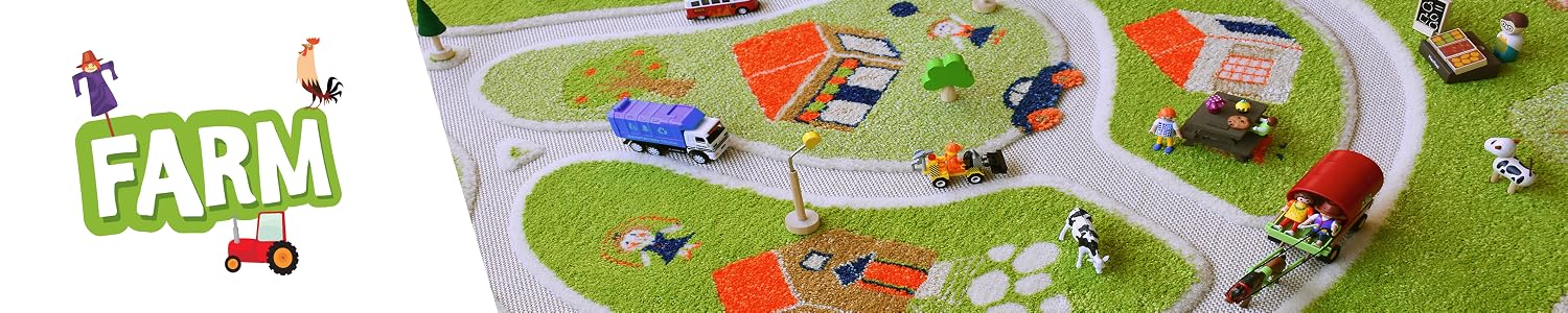 IVI 3D Play Carpets | Interactive 3D Kids Area Rugs,Turn Every Floor Into a World of Imagination